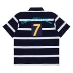 Поло Supreme Cursive Polo, Navy Stripe - фото 2