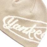 MLB Нейлоновые шапка бини унисекс светло-бежевый - фото 4