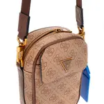 Сумка через плечо Guess Milano Micro, коричневый - фото 3