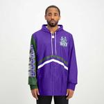 Ветровка NBA MILWAUKEE BUCKS UNDENIABLE FULL ZIP WINDBREAKER Mitchell And Ness, цвет Lila - фото 2