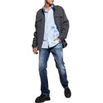 Джинсы с эффектом краски и потертостями DSQUARED 2, синий - фото 6