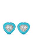 Swarovski серьги-клипсы Dulcis, синий - фото
