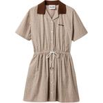 Проверенное мини-платье MIU MIU, бежевый - фото