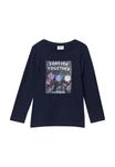 Топ s.Oliver Long sleeved top, Navy/Blue - фото 4
