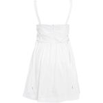 Мини-платье со шнуровкой сбоку PINKO, белый - фото 4