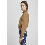 Куртка Urban Classics Cropped Crinkle Nylon, коричневый - фото 2