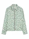 Рубашка с принтом JIL SANDER, зеленый - фото