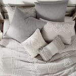 Пододеяльник Peri Home Cut Geo, размер King, серый - фото 5