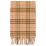 Burberry Детский клетчатый шарф с бахромой, Brown - фото 10