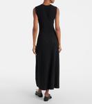 Вязаное макси-платье Tallone Max Mara, черный - фото 3