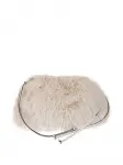 Клатч из искусственного меха Pinko, бежевый - фото 3