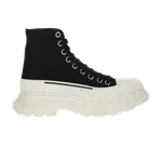 Ботинки Alexander McQueen Wmns Tread Slick Boot Black White, черный - фото