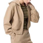 UNIQLO Свитшот женский темно-бежевый - фото 3