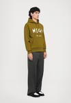 Худи MSGM Hoodie, Olive Green/Green - фото 4
