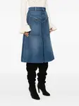 Джинсовая юбка миди CHLOÉ, синий - фото 3