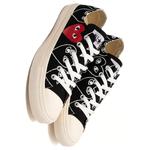 Кеды Converse Chuck Taylor All Star 70 Ox Comme Des Garcons PLAY All-Over Black - фото 5