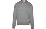 Long Sleeved Crewneck Sweatshirt THOM BROWNE, серый - фото 3