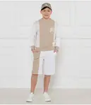 Шорты Oversize fit Guess, белый - фото 2