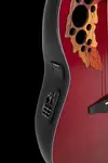 Ovation CE48 Celebrity Series Elite Сверхмелкая акустико-электрическая гитара Ruby Red - фото 12