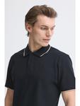 BLEND Поло-рубашка BHEdin черного цвета - фото 5