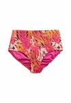 Низ бикини Next HIGH WAIST FIT, Pink Orange Metallic Leopard Print/Pink - фото