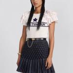 Трикотажная футболка женская слоновая кость белый DIOR - фото 7