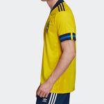 Футбольная майка мужская желтая Adidas, желтый - фото 6