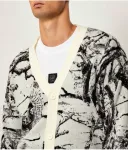 Кардиган слуга Oversize fit Hugo, белый - фото 4