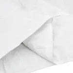 Одеяло белое 155 x 220 см перо vidaXL - фото 7