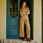 Женские брюки-бричи Verhunt, бежевый - фото