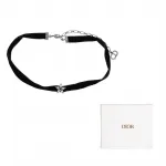 DIOR Кристальное ожерелье Women's Black - фото