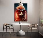 Картина на холсте Hustling Sharks Funky-Chicken, оранжевый - фото 2