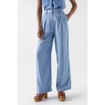 Брюки Salsa Jeans 21008156 Palazzo Fit, синий - фото