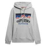 Худи Superdry Mountain Relaxed Fit, серый - фото