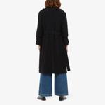 Тканый тренч riley с поясом Whistles, черный - фото 4