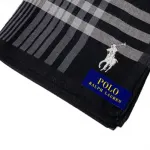 Polo Ralph Lauren Шёлковый шарф унисекс чёрный, Black - фото 2