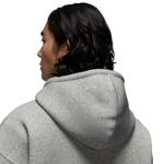 Худи Air Jordan Brooklyn Fleece Oversized Full-Zip Hoodie 'Grey Heather' - фото 4