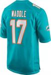 Джерси Nike Youth Miami Dolphins Джейлен Уоддл № 17 Aqua Game - фото 3