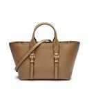 Сумка-тоут кожаная Michael Kors Moore, бежевый - фото