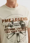 Футболка с принтом. Pme Legend, Bone White - фото 3