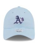 Женская шапка Oakland Athletics Multi Light Blue 9TWENTY Adjustable New Era - фото 2