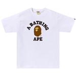 Футболка колледжа BAPE Белая - фото