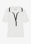 Поло Anna Field Polo shirt, Egret/Black/Off-White - фото 4
