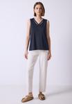 Топ Street One Studio LOOK MIT CUT-OUTS, Blau/Dark Blue - фото 2