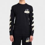 Футболка tape arrows long sleeve t-shirt 'black' Off-White, черный - фото 4