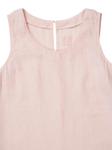 Льняной топ без рукавов 120% Lino, розовый - фото 3
