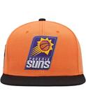Мужская оранжево-черная кепка Phoenix Suns Side Core 2.0 Snapback Mitchell & Ness - фото 4
