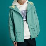 Куртка men's pocket casual hooded jacket washed blue Converse, синий - фото 4