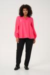 Блуза KAFFE CURVE Anni, розовый - фото 3