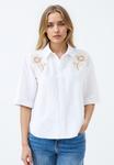 Блуза Jimmy Key Button-down blouse, Ecru/Off-White - фото